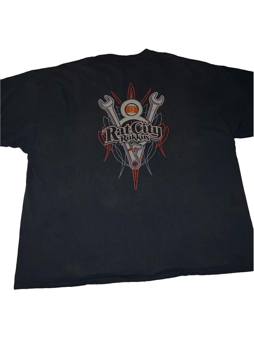 Rat City Rukkus Las Vegas Car Show Limited Edition Black Tshirt Size XL